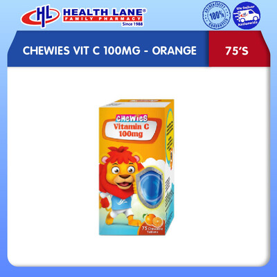 CHEWIES VIT C 100MG- OREN (75'S)